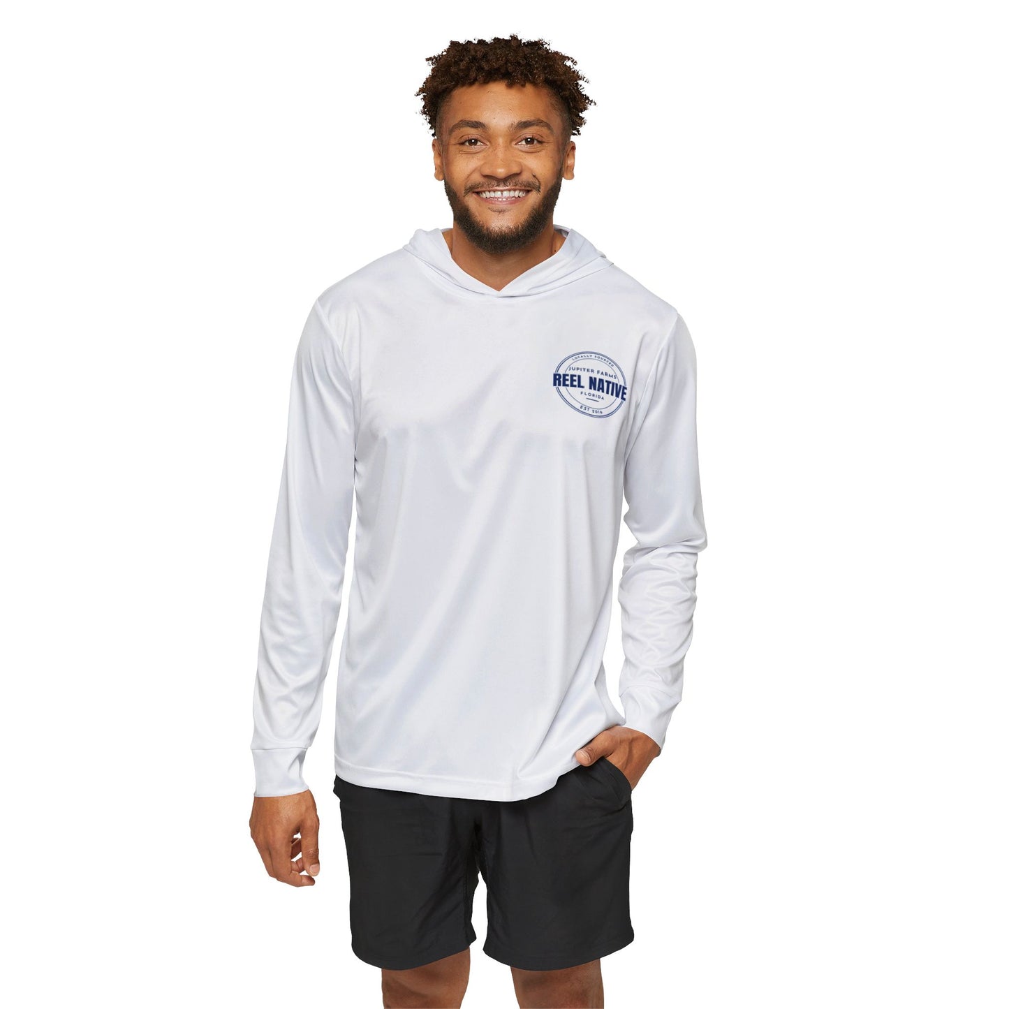 Jupiter Farms Long Sleeve Hoodie Performance Shirt