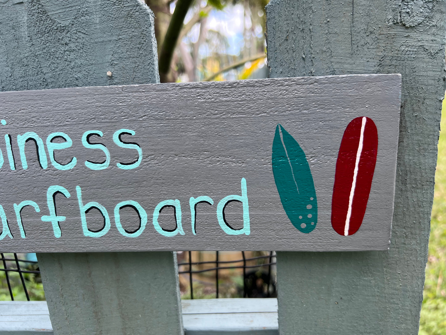 You can’t buy happiness, but you can buy a surfboard Wood Sign