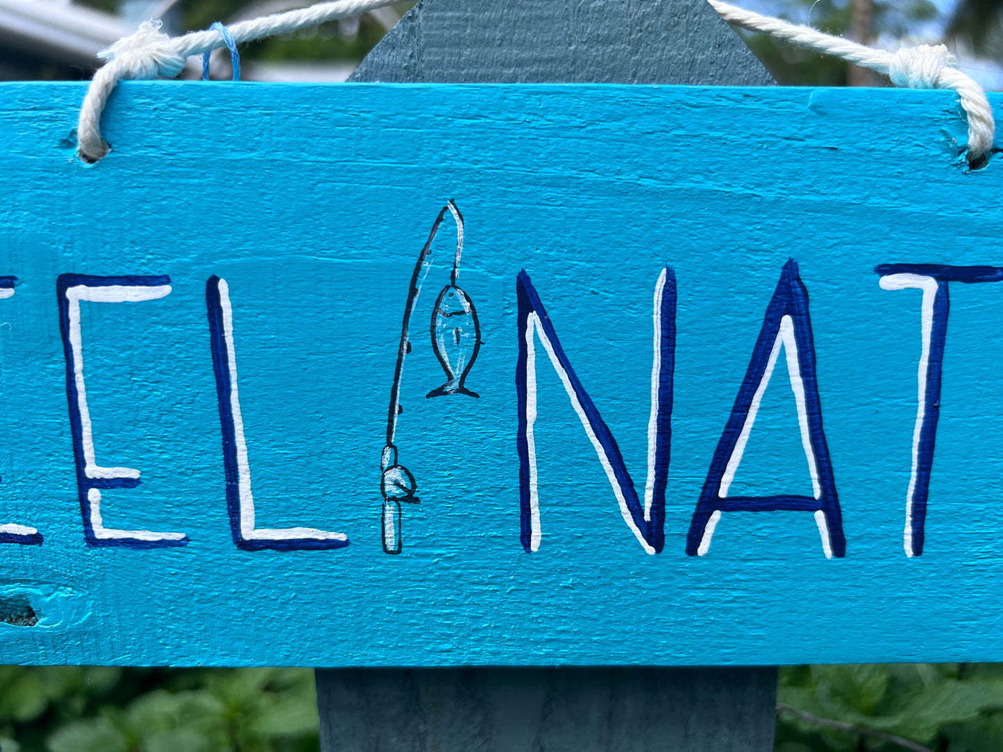 "Reel Native" Wood Sign