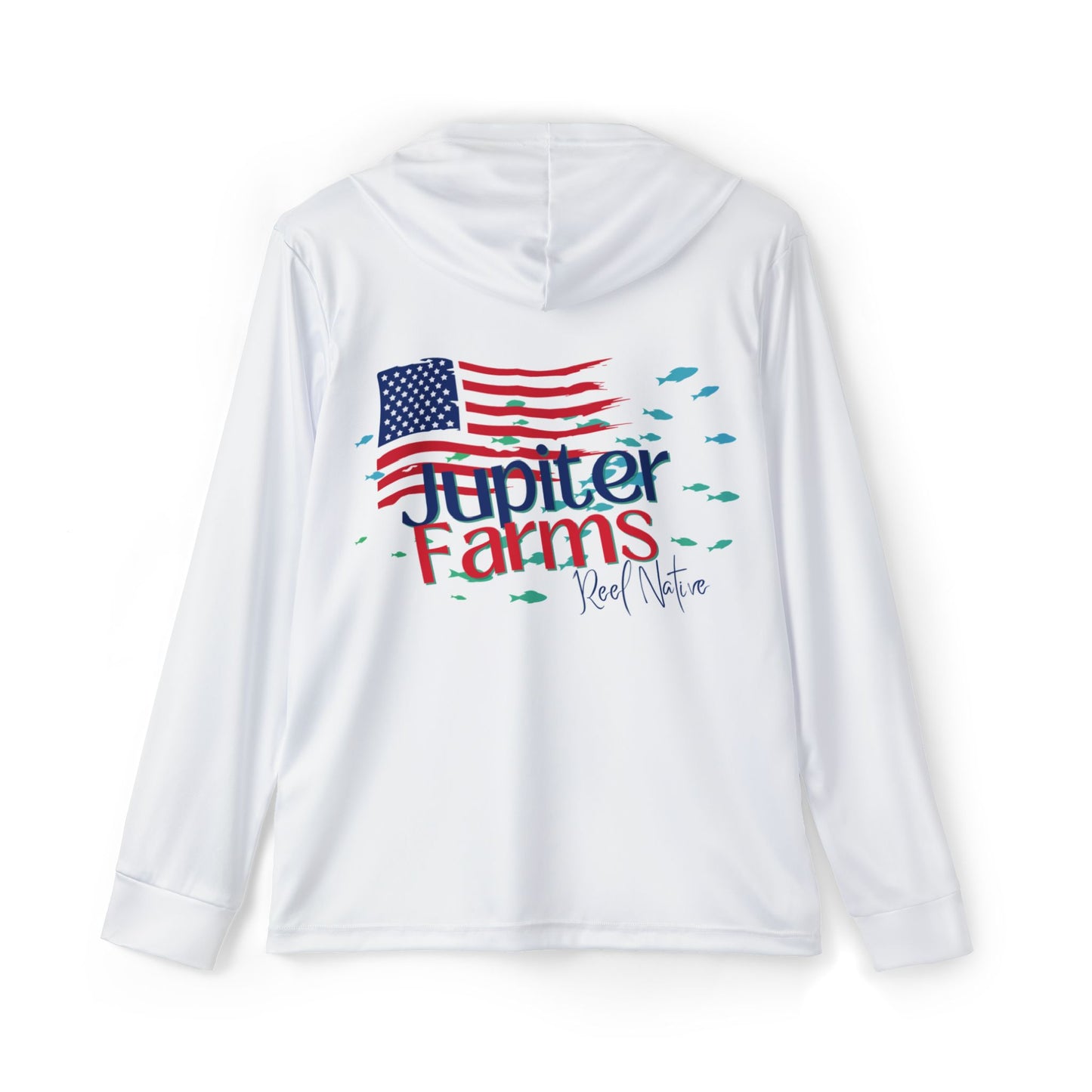 Jupiter Farms Long Sleeve Hoodie Performance Shirt