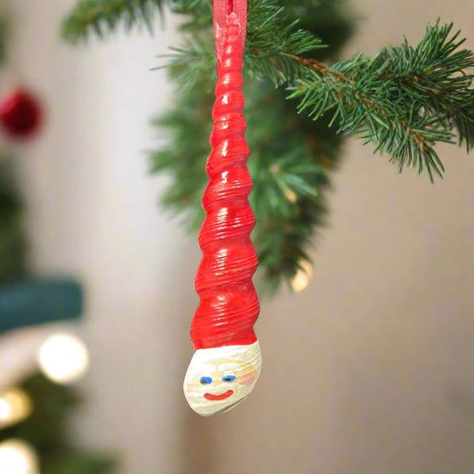 Shell Santa Ornament