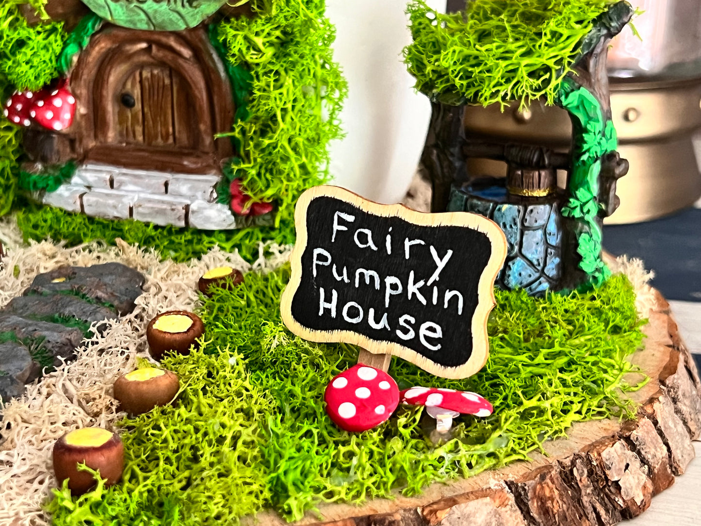 Pumpkin Fairy House