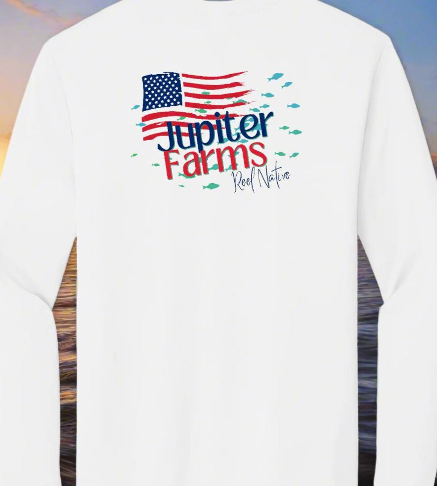 Premium Long Sleeve- Jupiter Farms Fishing Shirt