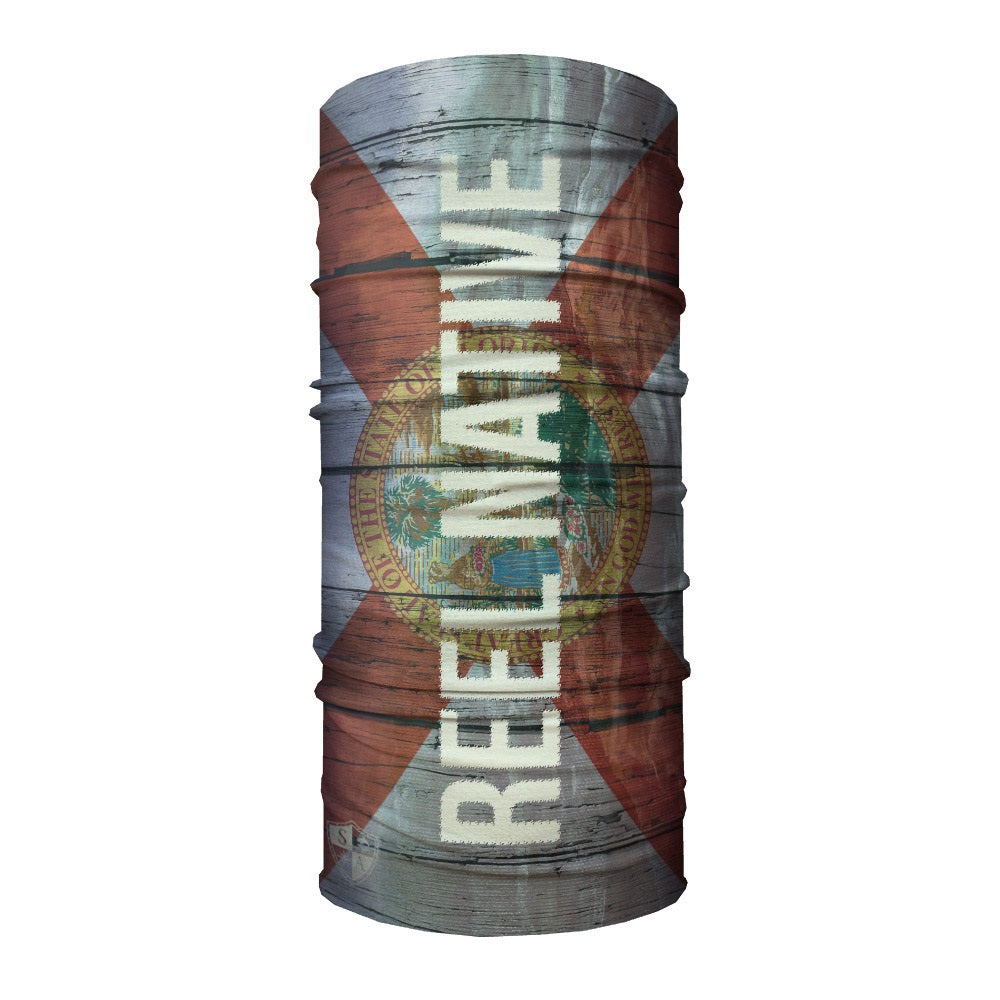 Florida Flag Fishing Face Shield