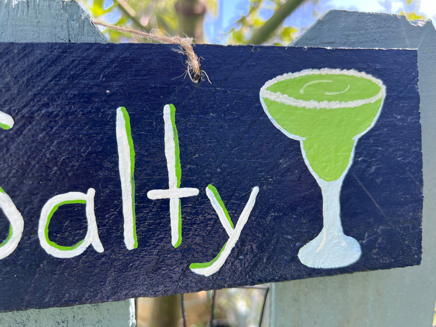 Stay Salty Coastal Wood Sign