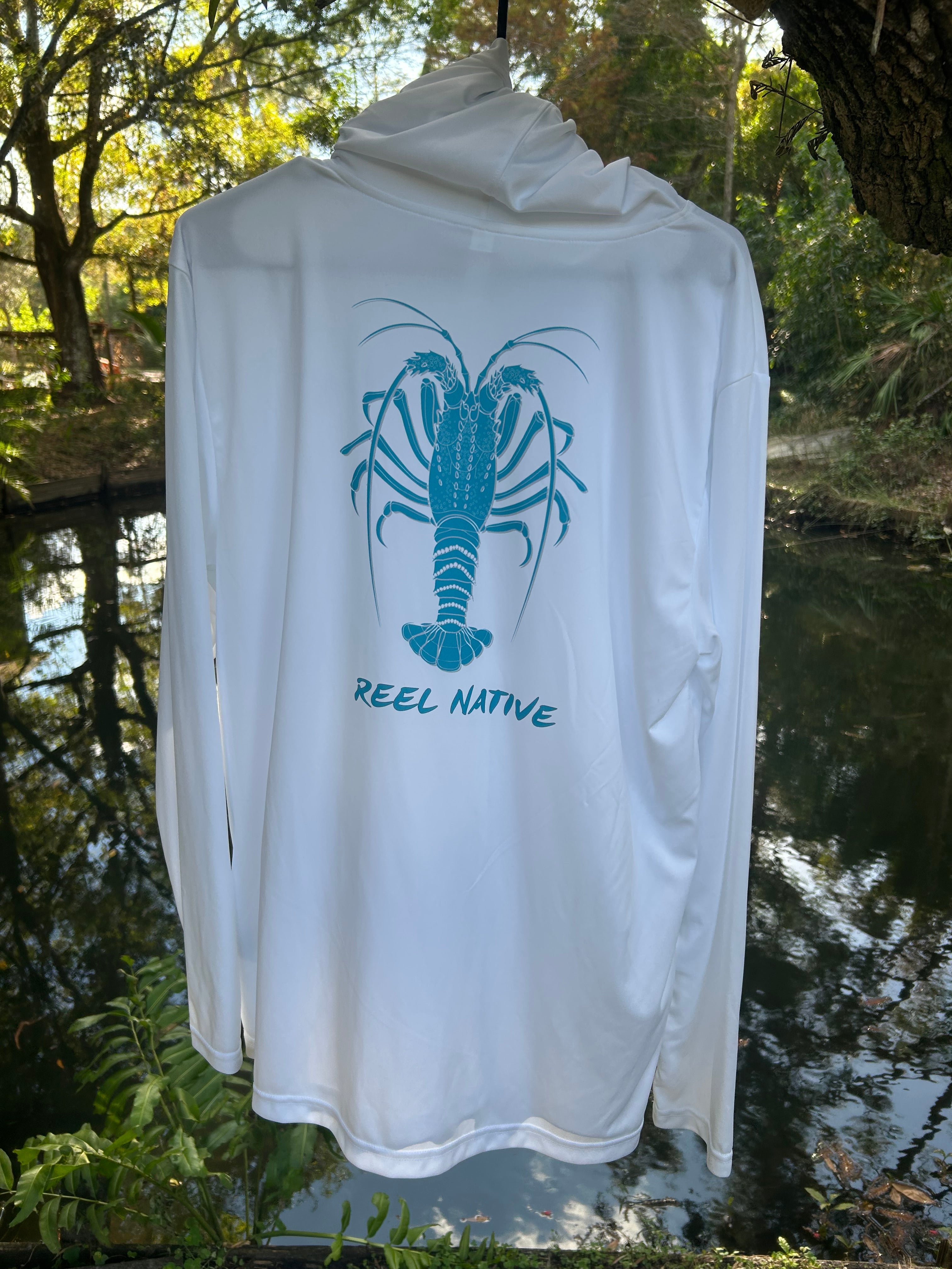 "Blue Lobster" Premium Long Sleeve Fishing Hoodie