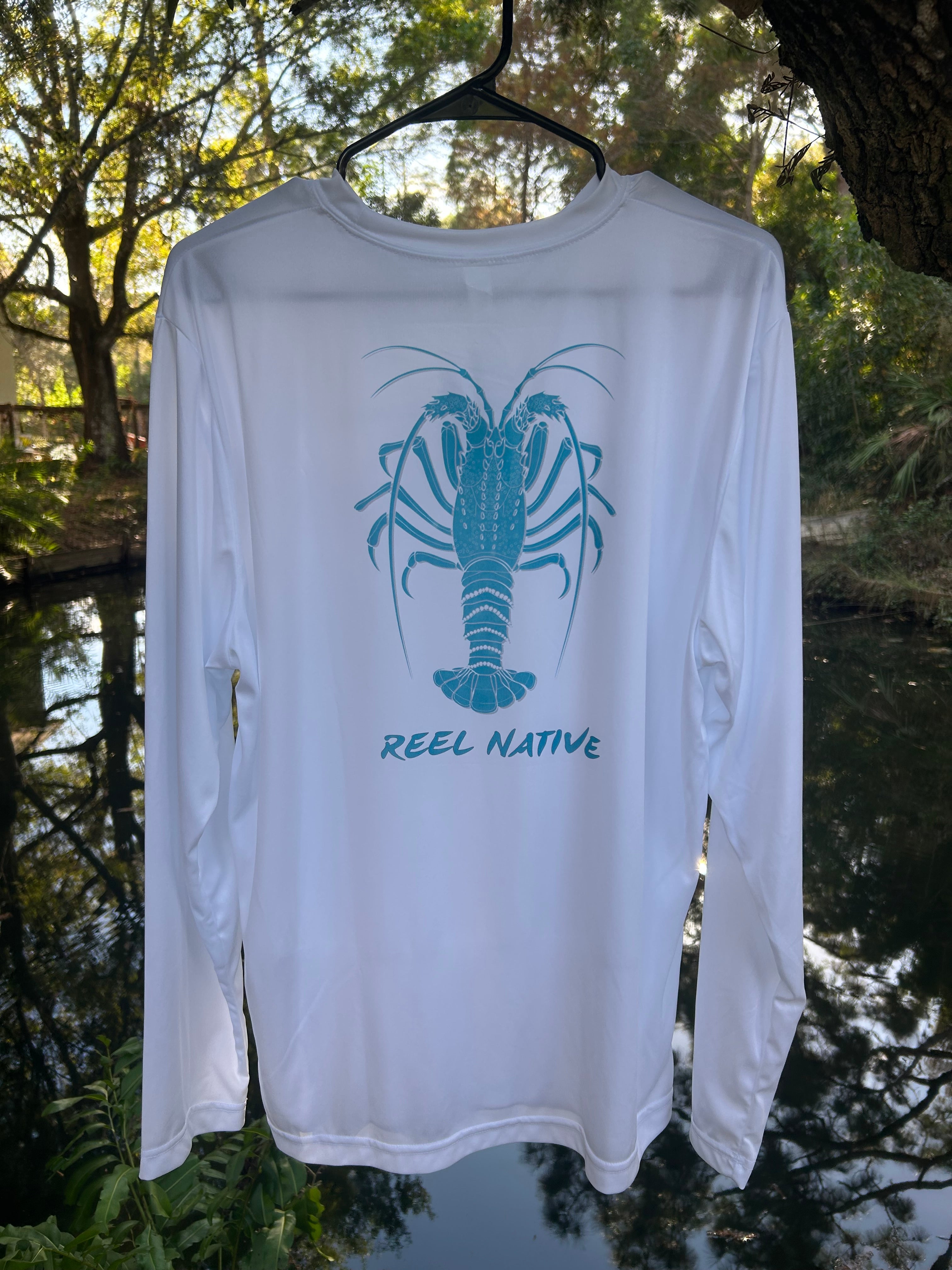 "Blue Lobster" Premium Long Sleeve Fishing Shirt