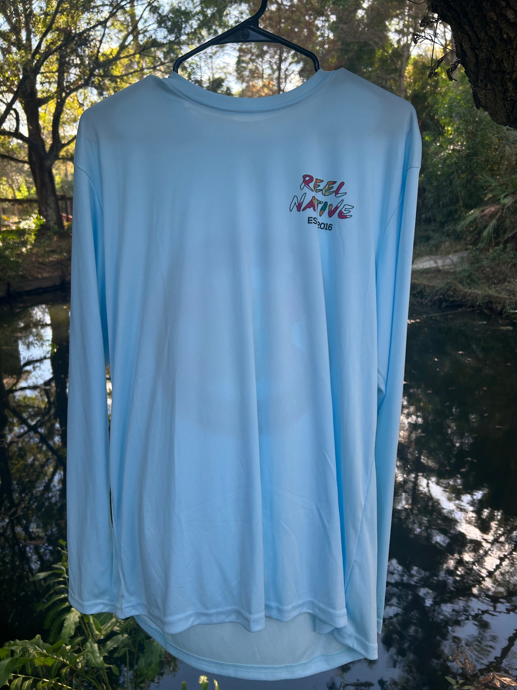 "Reel Native Florida Flag" Premium Long Sleeve Fishing Shirt