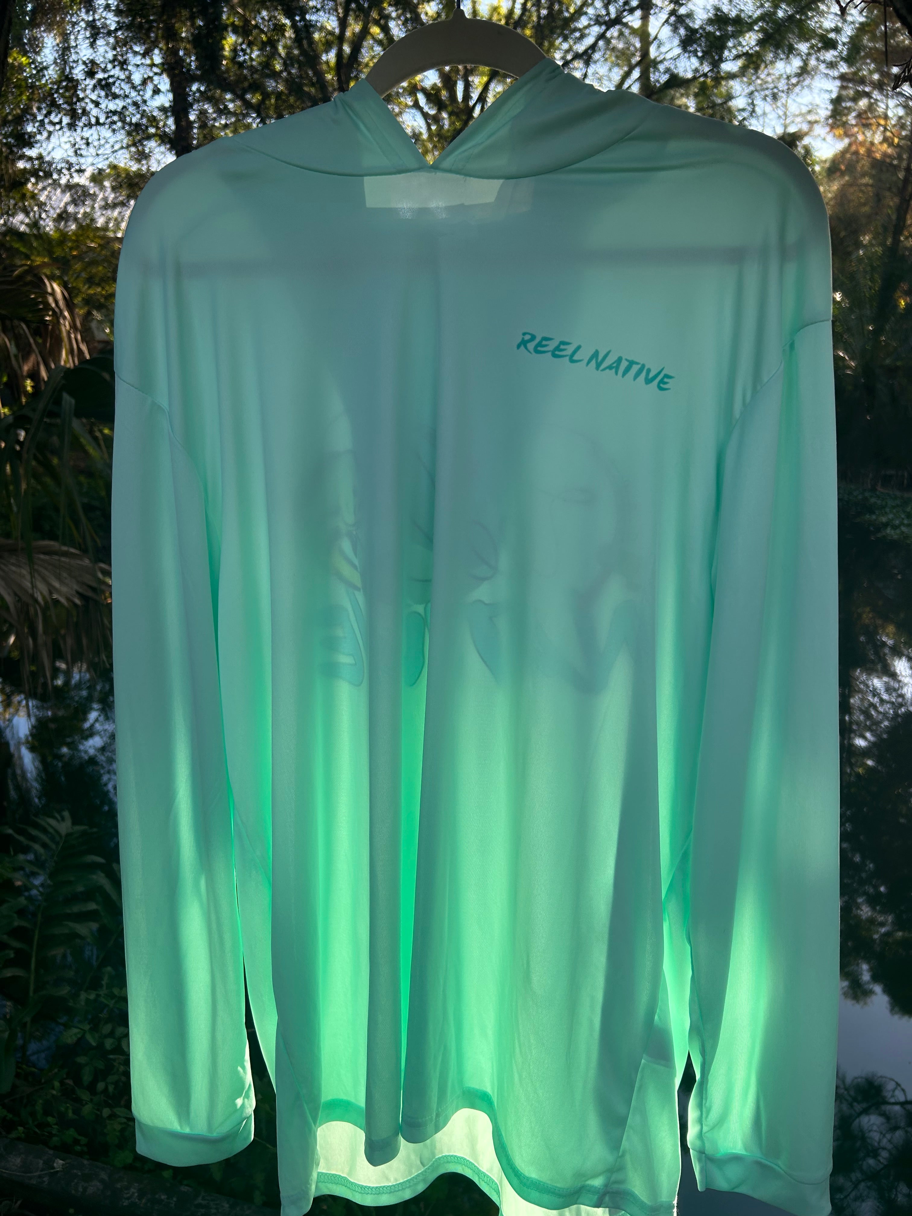 "Reel Native" Premium Long Sleeve Fishing Hoodie