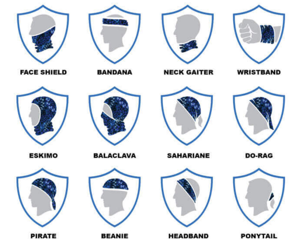 Florida Flag Fishing Face Shield