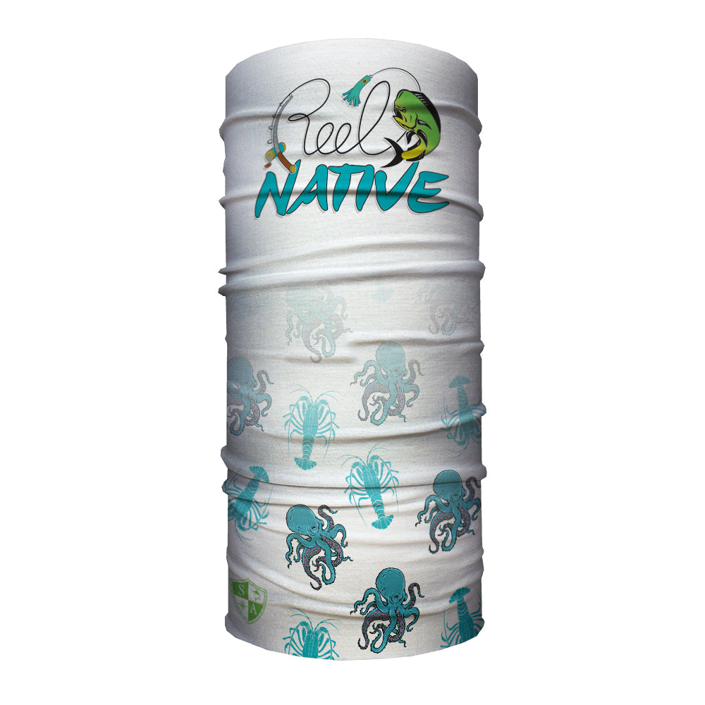 "Reel Native Combo" Fishing Face Shield