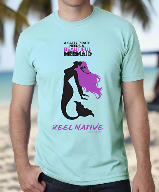 Reel Native Mermaid T shirts