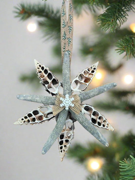 Rustic Snowflake Ornament