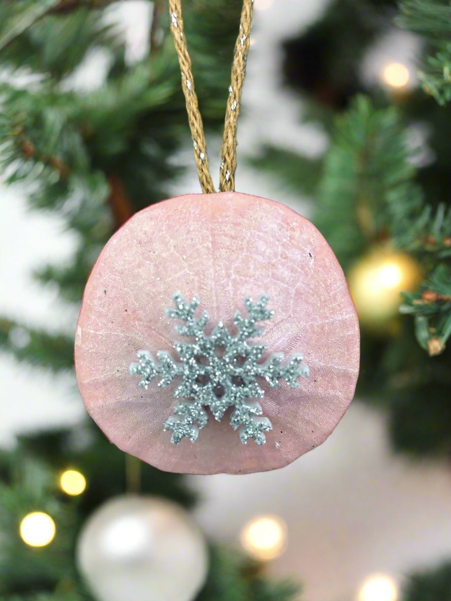 Snowflake Sand Dollar Ornament