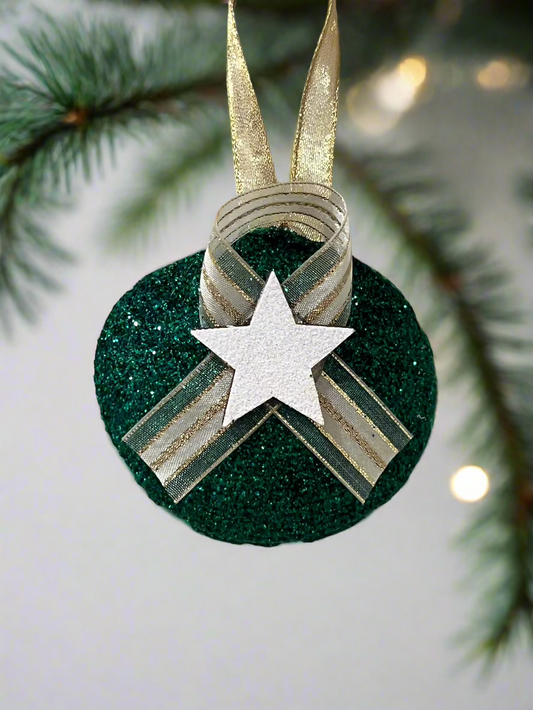 Glitter Shell Ornament