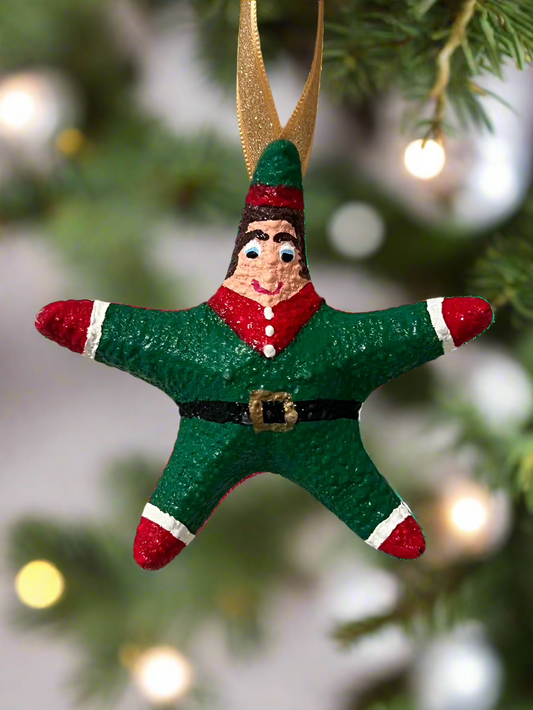 Starfish Elf Ornament