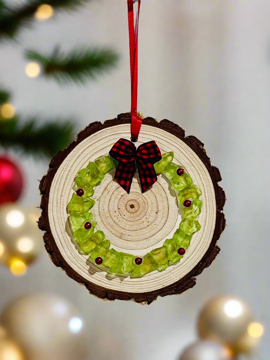 Wooden Wreath Ornament